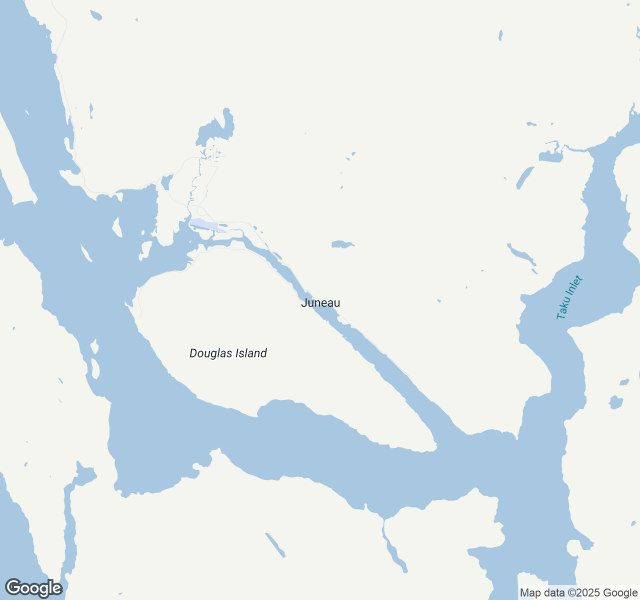 Map of Juneau