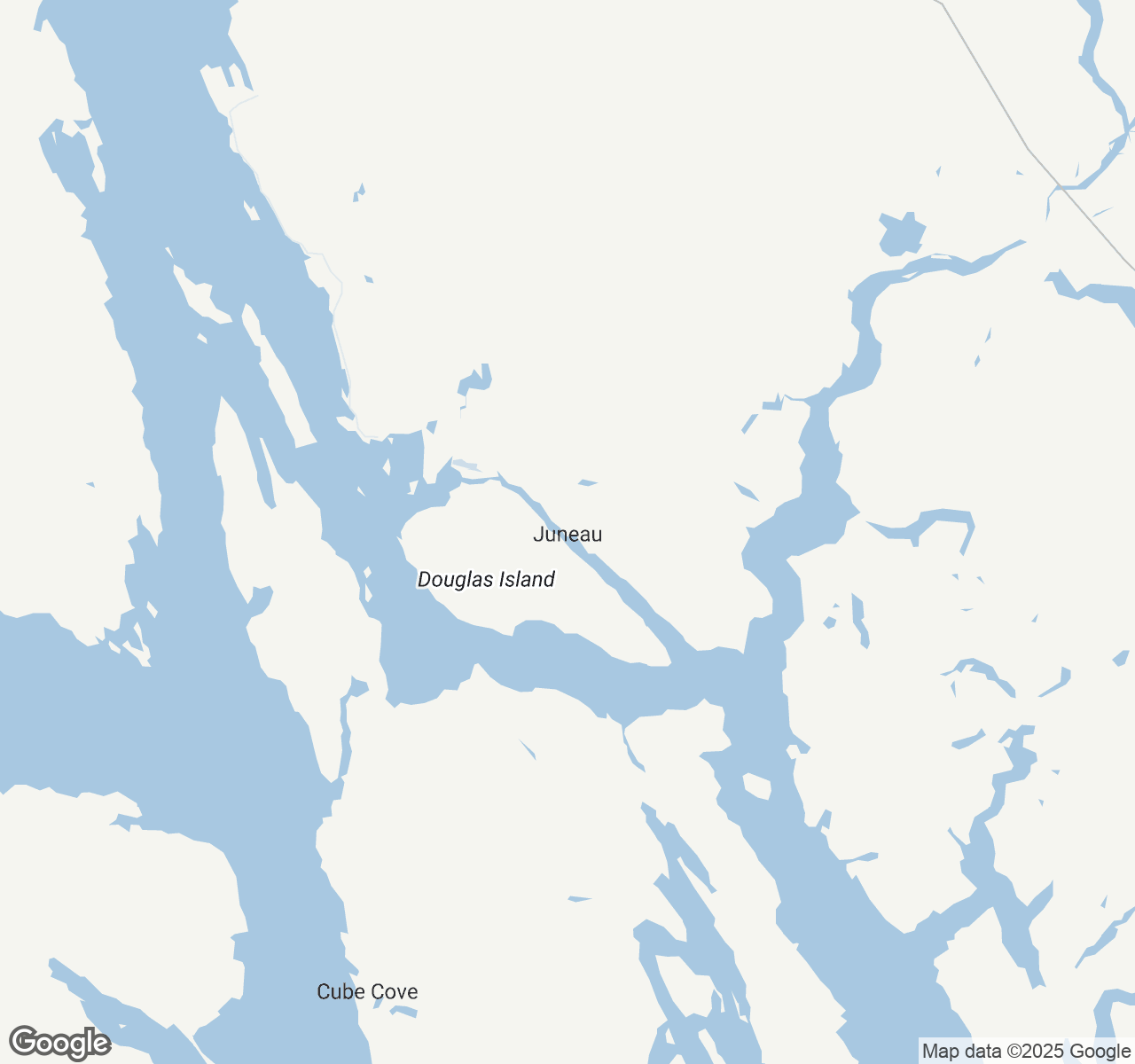 Map of Juneau